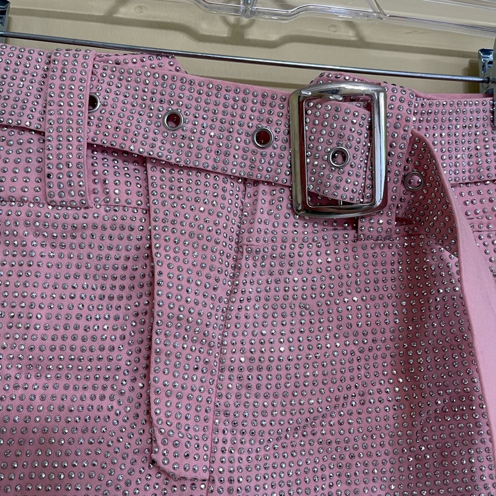 Pink Rhinestone Skirt - Picture 3 of 4